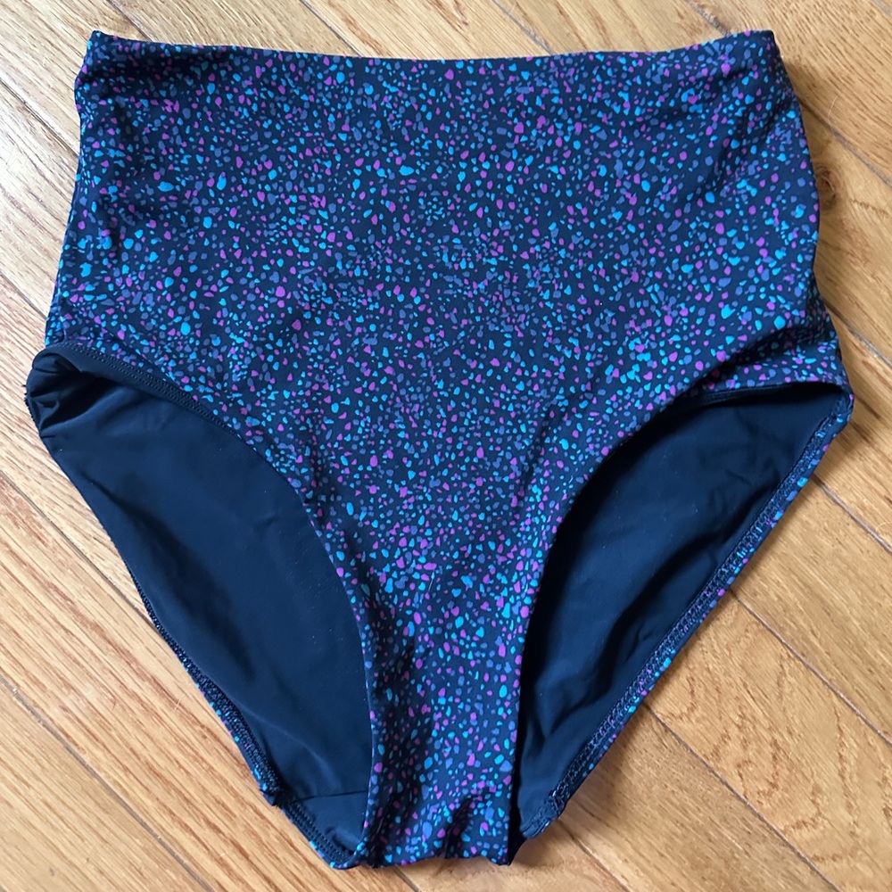 Lululemon Deep Sea High-Waisted Multicolor Bikini Bottom Size 4 - Picture 2 of 6